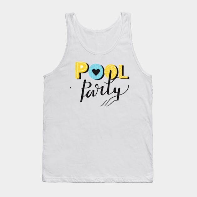 Pool party Tank Top by RubyCollection